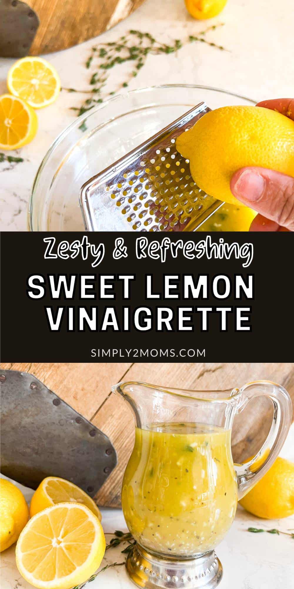 Sweet Lemon Vinaigrette Dressing Keto, THM Simply2moms