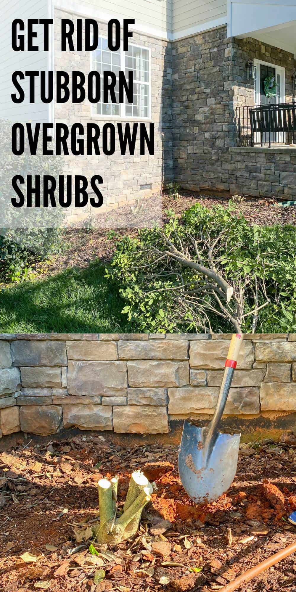 How to Remove Overgrown Shrubs from the Front of Your House