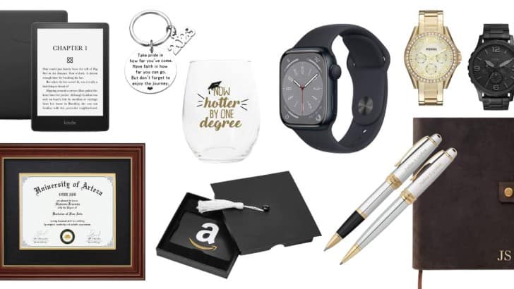 product image collage feature photo for graduation gifts for college grads