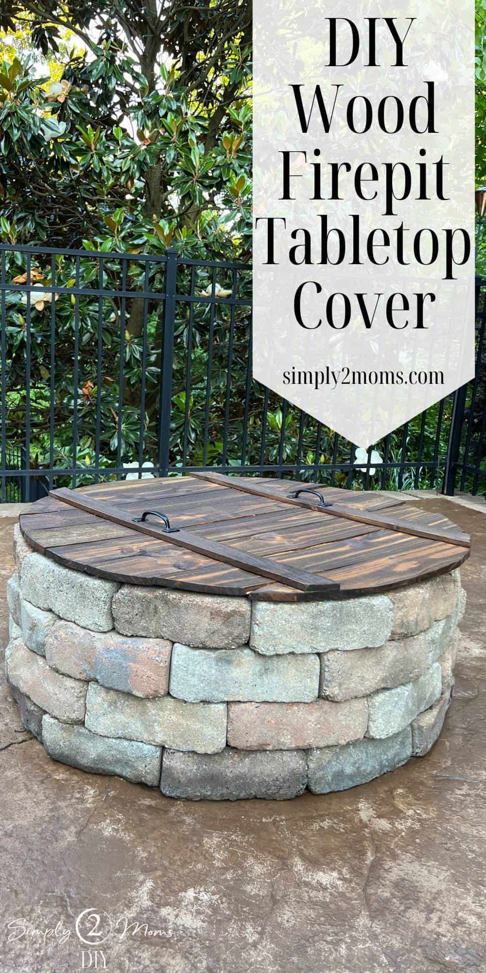 How to Make an Easy DIY Firepit Tabletop Cover for Under 30