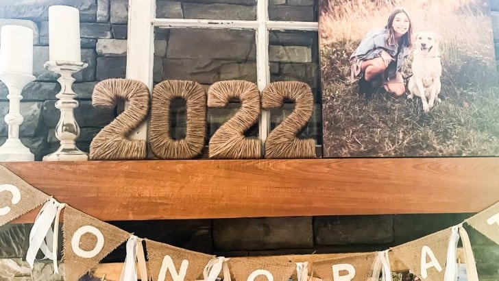 reused paper mache numbers for new decor feature image