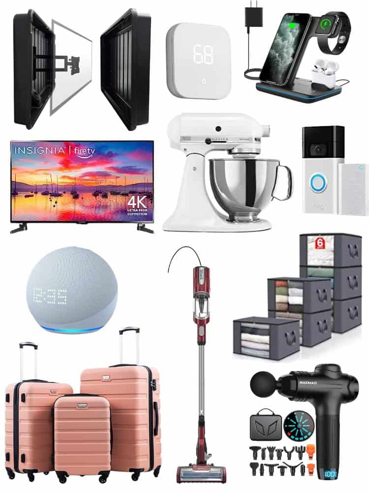 collage of product images for sale through Amazon Prime for their Prime Day