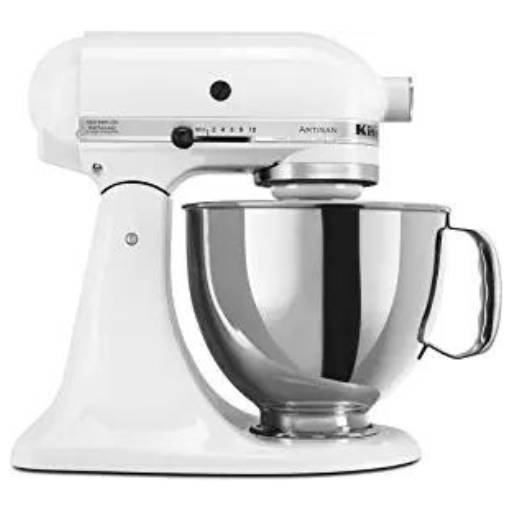 white stand mixer product image