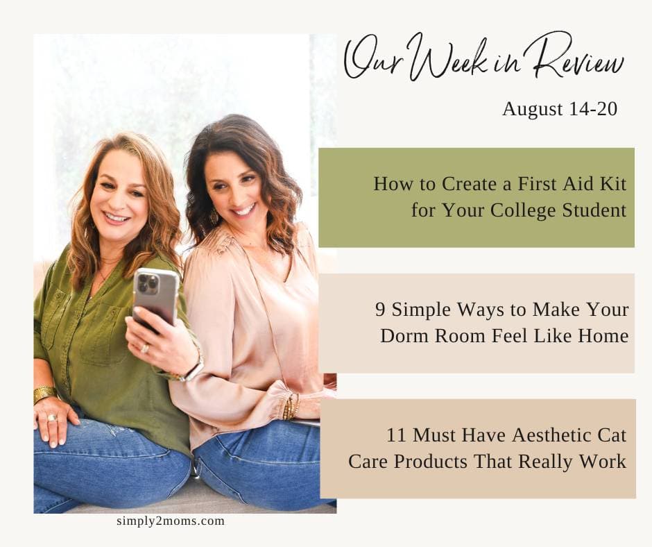 graphic with blog posts listed for 8.14 through 8.20.23