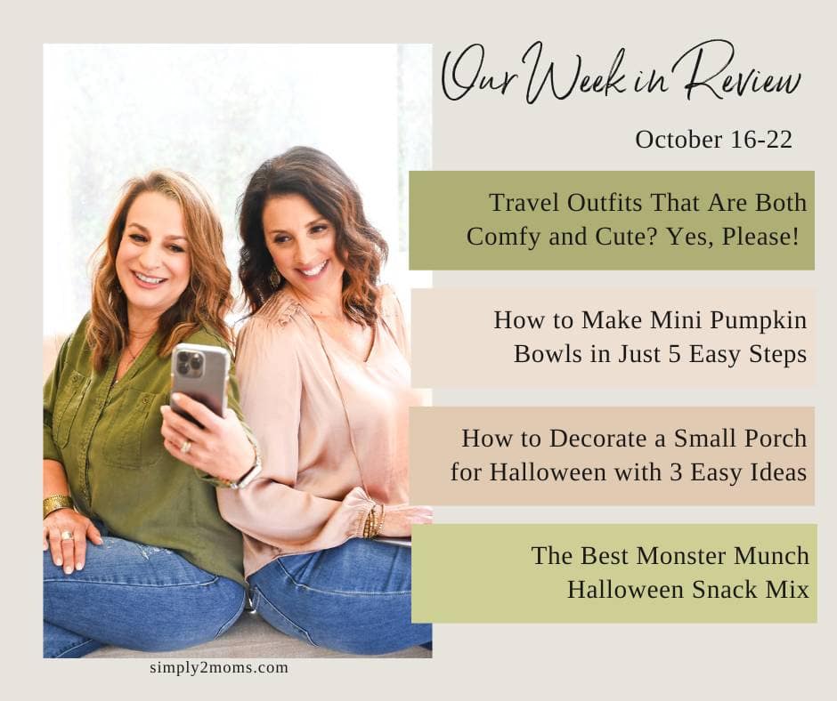 graphic with photo of bloggers and list of blog posts